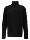 Thom Krom Blackwhite Plain Stitching Sweater