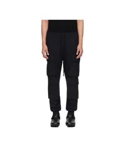 Thom Krom Pleated Cargo Casual Pants In Black