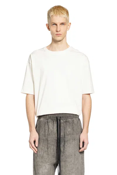 Thom Krom Printed Cotton Jersey T-shirt In White