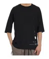 Thom Krom Printed Graphic T-shirt In Black