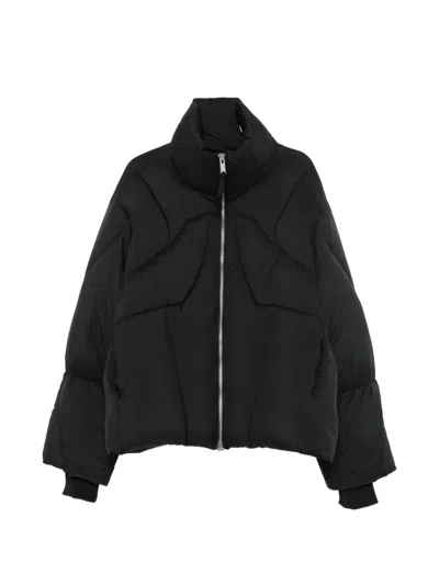 Thom Krom Quilted High-neck Jacket In Black