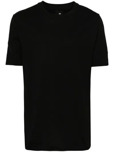Thom Krom Contrast-stitch Short-sleeve T-shirt In Black