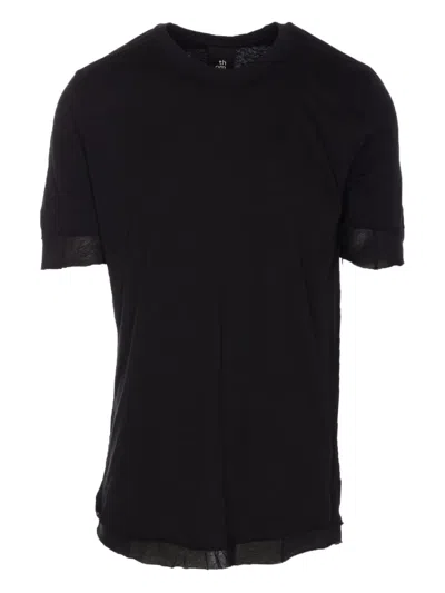 Thom Krom Raw-edge Crew-neck T-shirt In Brown