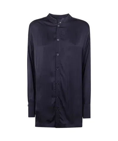 Thom Krom Raw Edge Shirt Dress In Black