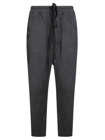 Thom Krom Relaxed Fit Grey Pants With Adjustable Waist And Practical Pockets In Gray