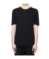 Thom Krom Ribbed-panel T-shirt In Black