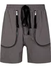 Thom Krom Ripstop Shorts In 灰色