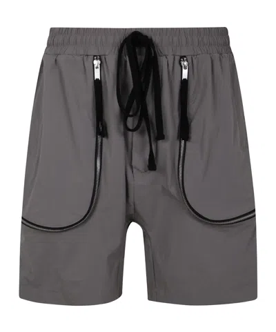 Thom Krom Ripstop Shorts In Gray