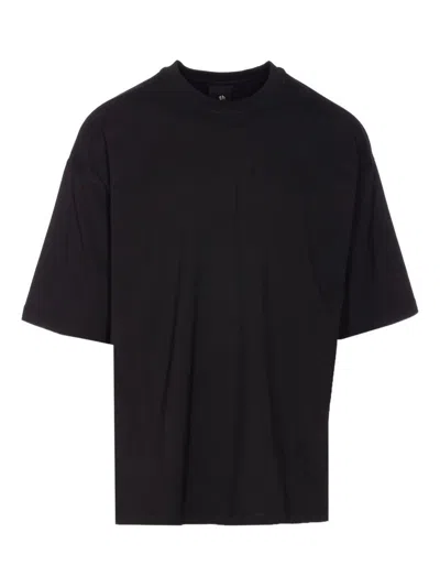 Thom Krom Round Neck Men T-shirt Worked In Black