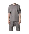Thom Krom Round Neck Short Sleeve T-shirt In Gray
