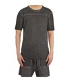 Thom Krom Round Neck Short Sleeve T-shirt In Brown