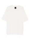 Thom Krom Round-neck Short-sleeve T-shirt In Neutral