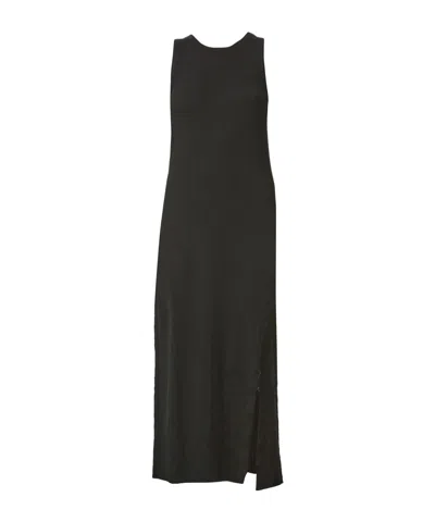 Thom Krom Round-neck Sleeveless Dress In Black