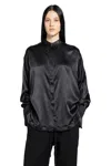 Thom Krom Satin Shirt In Black