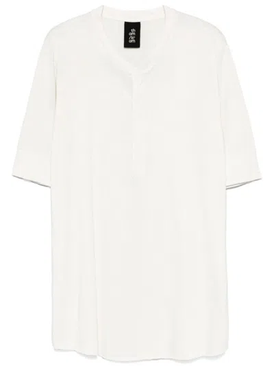 Thom Krom Scar Stiching-detail T-shirt In White