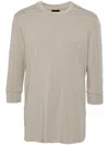 Thom Krom Seam-detail T-shirt In Neutrals