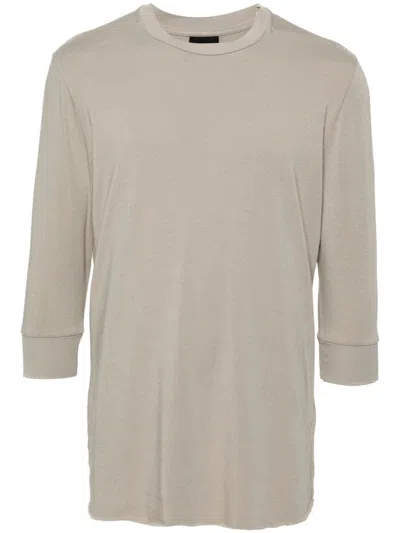 Thom Krom Seam-detail T-shirt In Neutrals