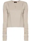 Thom Krom Seam-detailing T-shirt In 绿色