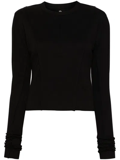 Thom Krom Seam-detailing T-shirt In Schwarz