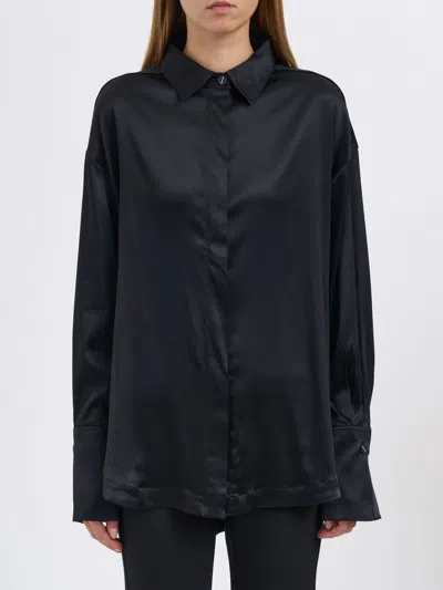 THOM KROM SHIRT THOM KROM WOMAN COLOR BLACK,H73980002