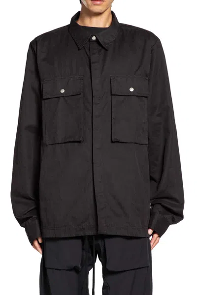 Thom Krom Shirt With Chest Pockets In Black