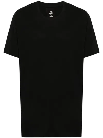 Thom Krom Short-sleeve Cotton T-shirt In Black