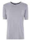 Thom Krom Short Sleeves Men T-shirt Worked In Gray