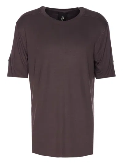 Thom Krom Short-sleeve Crew-neck T-shirt In Brown