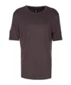 Thom Krom Short-sleeve Crew-neck T-shirt In Brown