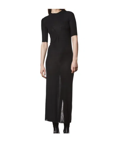Thom Krom Short Sleeve Dress In Black