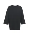 Thom Krom Short-sleeved Sweatshirt In Black
