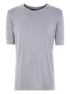 Thom Krom Short Sleeves Men T-shirt Worked In Gray