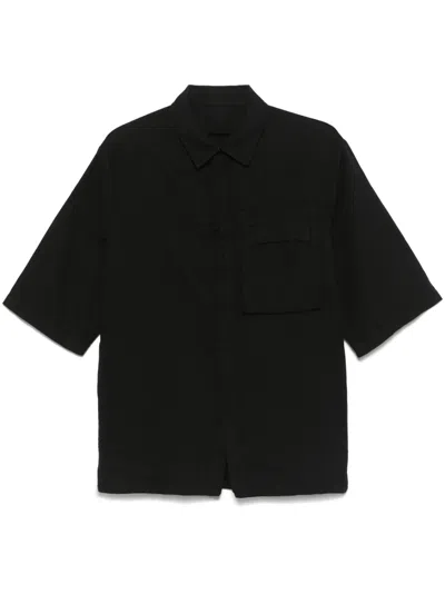 Thom Krom Short-sleeves Shirt In Black