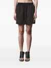 Thom Krom Drawstring Shorts In Black
