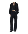 Thom Krom Short Wool Bomber Jacket In Black