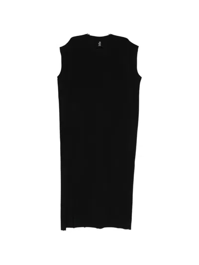 Thom Krom Side-slit Midi Dress In Black
