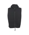 Thom Krom Sleeveless Hoodie In Black