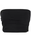 Thom Krom Gathered Bandeau Top In Black