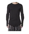 Thom Krom Slim Fit Cotton Jersey Long-sleeve T-shirt In Black