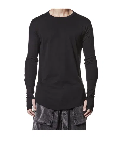 Thom Krom Slim Fit Cotton Jersey Long-sleeve T-shirt In Black