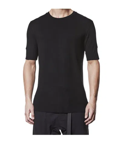 Thom Krom Slim Fit Viscose Stretch T-shirt In Black