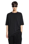 Thom Krom Stretch Cotton Modal Graphic T-shirt In Black