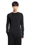 Thom Krom Stretch Cotton Modal Long Sleeve T-shirt In Black