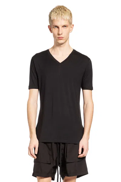 Thom Krom Stretch Modal Silk V-neck T-shirt In Blue