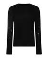 Thom Krom Distressed Long-sleeve Sweater In Black