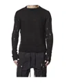 Thom Krom Destroyed Effect Sweater In Black