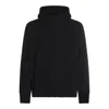 Thom Krom Cowl-neck Raglan-sleeve Hoodie In Black
