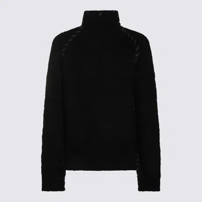 THOM KROM SWEATERS BLACKS AND GREYS