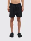 Thom Krom Elasticated Drawstring Shorts In Black