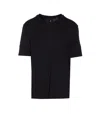 Thom Krom Contrast-stitch Short-sleeve T-shirt In Black